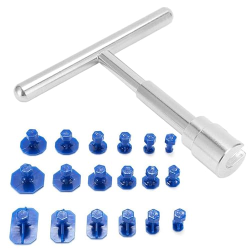 Duronge Dellen Reparatur Ausbeulwerkzeug, Auto Paintless Dent Removal Kit, Lackfreies Dellen Reparatur mit 18 Zuglaschen, Auto T Bar Pulle, für Fahrzeug Dellen Entfernen Duronge Dellen Reparatur Ausbeulwerkzeug, Auto Paintless Dent Removal Kit, Lackfreies Dellen Reparatur mit 18 Zuglaschen, Auto T Bar Pulle, für Fahrzeug Dellen Entfernen von Duronge