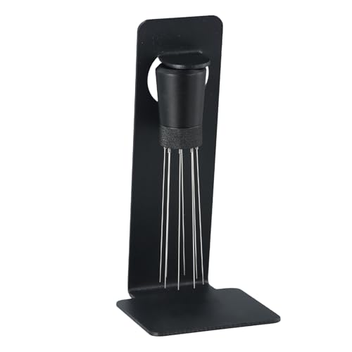 Duronge WDT Tool Espresso Kaffeerührer mit 8 Nadeln, 0.25 mm Edelstahl Federdrähte Espresso Verteilung Barista Zubehör Kit mit Metallständer von Duronge