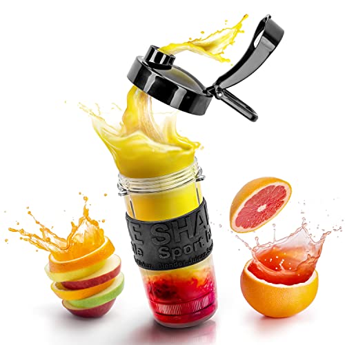 Duronic BB4 Trinkflasche für Standmixer | 400 ml Inhalt | BPA Frei | Passend zu BL510 Mixer für Smoothies und Shakes | Proteinshake, Fitness Drink, Babynahrung von Duronic