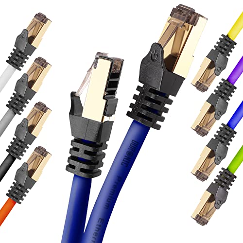 Duronic CAT8 BE 5 m Ethernet-Kabel | 40 Gbps Netzwerkabel | RJ45 Gigabit LAN Kabel Cat 8 | Patch Kabel 2000 MHz S/FTP Schirmung | TV Streaming Router Modem Switch Internetkabel 10 100 1000 Mbit Duronic CAT8 BE 5 m Ethernet-Kabel | 40 Gbps Netzwerkabel | RJ45 Gigabit LAN Kabel Cat 8 | Patch Kabel 2000 MHz S/FTP Schirmung | TV Streaming Router Modem Switch Internetkabel 10 100 1000 Mbit von Duronic