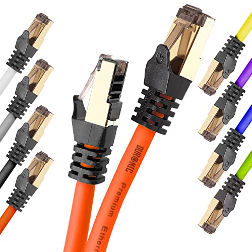 Duronic CAT8 OE 5 m Ethernet-Kabel | 40 Gbps Netzwerkabel | RJ45 Gigabit LAN Kabel Cat 8 | Patch Kabel 2000 MHz S/FTP Schirmung | TV Streaming Router Modem Switch Internetkabel 10 100 1000 Mbit Duronic CAT8 OE 5 m Ethernet-Kabel | 40 Gbps Netzwerkabel | RJ45 Gigabit LAN Kabel Cat 8 | Patch Kabel 2000 MHz S/FTP Schirmung | TV Streaming Router Modem Switch Internetkabel 10 100 1000 Mbit von Duronic