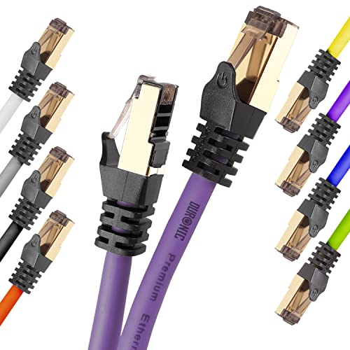 Duronic CAT8 PE 1 m Ethernet-Kabel | 40 Gbps Netzwerkabel | RJ45 Gigabit LAN Kabel Cat 8 | Patch Kabel 2000 MHz S/FTP Schirmung | TV Streaming Router Modem Switch Internetkabel 10 100 1000 Mbit Duronic CAT8 PE 1 m Ethernet-Kabel | 40 Gbps Netzwerkabel | RJ45 Gigabit LAN Kabel Cat 8 | Patch Kabel 2000 MHz S/FTP Schirmung | TV Streaming Router Modem Switch Internetkabel 10 100 1000 Mbit von Duronic