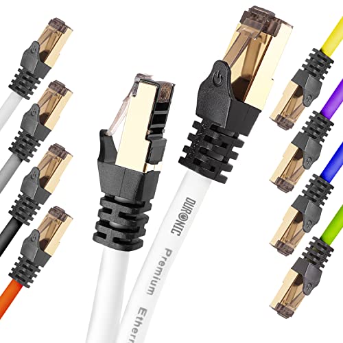 Duronic CAT8 WE 1,5 m Ethernet-Kabel | 40 Gbps Netzwerkabel | RJ45 Gigabit LAN Kabel Cat 8 | Patch Kabel 2000 MHz S/FTP Schirmung | TV Streaming Router Modem Switch Internetkabel 10 100 1000 Mbit Duronic CAT8 WE 1,5 m Ethernet-Kabel | 40 Gbps Netzwerkabel | RJ45 Gigabit LAN Kabel Cat 8 | Patch Kabel 2000 MHz S/FTP Schirmung | TV Streaming Router Modem Switch Internetkabel 10 100 1000 Mbit von Duronic
