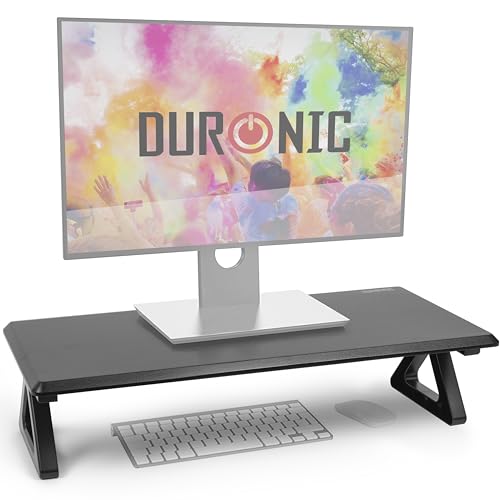 Duronic DM06-1 BK Monitorständer, 62 x 30 cm, Schreibtischaufsatz Erhöhung Bildschirmständer, Dual Monitor Riser Bildschirmerhöhung, 10 kg belastbar Duronic DM06-1 BK Monitorständer, 62 x 30 cm, Schreibtischaufsatz Erhöhung Bildschirmständer, Dual Monitor Riser Bildschirmerhöhung, 10 kg belastbar von Duronic