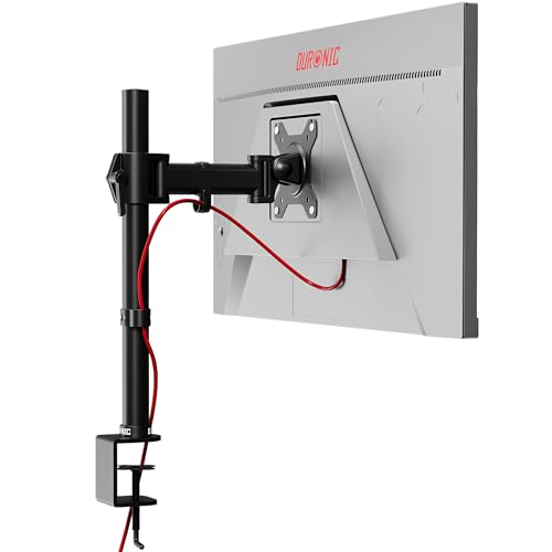 Duronic DM251X2 Monitor-Halterung 1 Monitor für 13-27 Zoll Flach & Curved Bildschirm-Halterung 8kg, Monitor Tischhalterung Höhenverstellbar Neigbar Schwenkbar Drehbar, Vesa Halterung, Monitor-Arm Duronic DM251X2 Monitor-Halterung 1 Monitor für 13-27 Zoll Flach & Curved Bildschirm-Halterung 8kg, Monitor Tischhalterung Höhenverstellbar Neigbar Schwenkbar Drehbar, Vesa Halterung, Monitor-Arm von Duronic