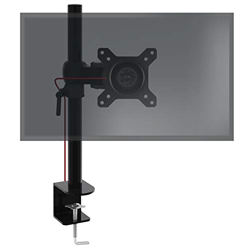 Duronic DM351X1 Monitorarm, Monitor Halterung Bildschirme bis 27" Zoll, LCD LED Display Ständer bis 10 kg, Höhenverstellbar, Neigbar -15° bis +15°, Drehbar 360°, Monitorhalterung Arm VESA Duronic DM351X1 Monitorarm, Monitor Halterung Bildschirme bis 27" Zoll, LCD LED Display Ständer bis 10 kg, Höhenverstellbar, Neigbar -15° bis +15°, Drehbar 360°, Monitorhalterung Arm VESA von Duronic