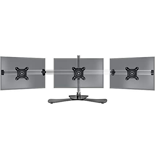 Duronic DM753 Monitorhalterung | Tischhalterung | Standfuß | Monitorständer für einen LCD | LED Computer Bildschirm | Fernsehgerät mit Neig, Schwenk und Rotierfunktion von Duronic