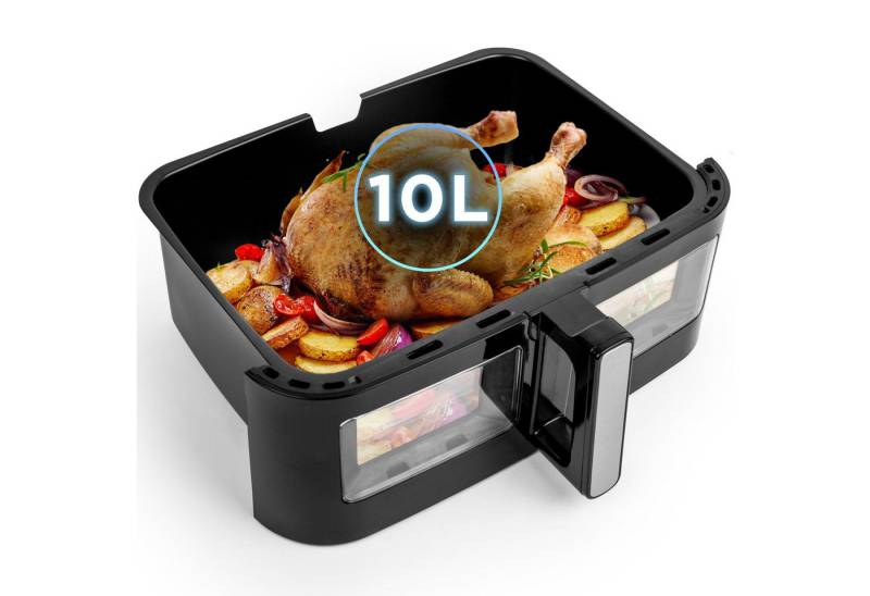 Duronic Frittiereinsatz AFD1 BK 10 Liter Ersatzkorb, Frittierkorb für AF24 Air Fryer Duronic Frittiereinsatz AFD1 BK 10 Liter Ersatzkorb, Frittierkorb für AF24 Air Fryer von Duronic