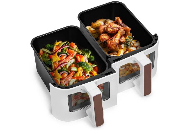 Duronic Frittiereinsatz AFD2 WE 2 x 5L Ersatzkörbe, Frittierkörbe für AF14 Air Fryer Duronic Frittiereinsatz AFD2 WE 2 x 5L Ersatzkörbe, Frittierkörbe für AF14 Air Fryer von Duronic