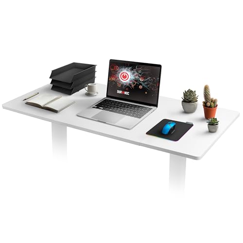 Duronic TT140 WE Tischplatte | Schreibtischplatte 140 x 60 x 1,9 cm | Table Top für individuellen Tisch | Ideal für höhenverstellbare Workstation | Sitz-Steh Schreibtisch für Home-Office und Büro von Duronic