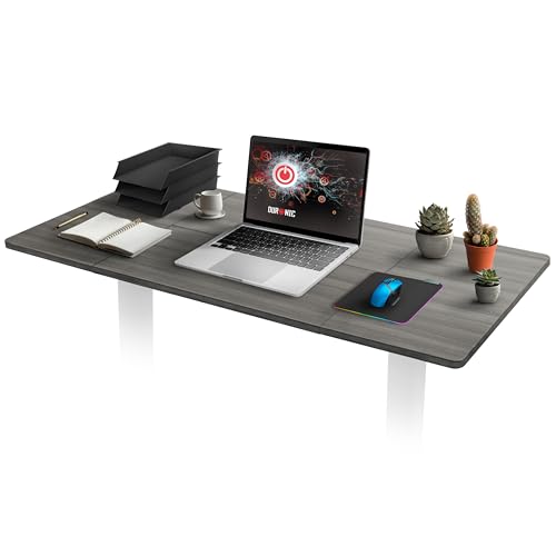 Duronic TT160 GY Tischplatte | Schreibtischplatte 160 x 60 x 1,9 cm | Table Top für individuellen Tisch | Ideal für höhenverstellbare Workstation | Sitz-Steh Schreibtisch für Home-Office und Büro von Duronic