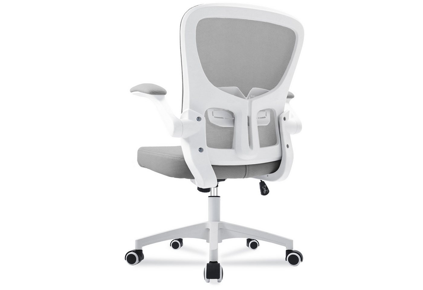 Durrafy Bürostuhl Ergonomischer Bürostuhl,Schreibtischstuhl mit klappbaren Armlehnen (Höhenverstellbarer Drehstuhl mit Wippfunktion bis 130°,Computerstuhl mit verstellbarer Lendenwirbelstütze und leisen Rollen), Chefsessel mit 135 kg Tragfähigkeit Durrafy Bürostuhl Ergonomischer Bürostuhl,Schreibtischstuhl mit klappbaren Armlehnen (Höhenverstellbarer Drehstuhl mit Wippfunktion bis 130°,Computerstuhl mit verstellbarer Lendenwirbelstütze und leisen Rollen), Chefsessel mit 135 kg Tragfähigkeit von Durrafy