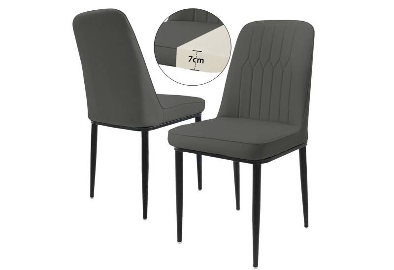 Durrafy Esszimmerstuhl Küchenstuhl Esszimmerstuhl,Polsterstuhl,Wohnzimmerstuhl (2 St), Erhältlich in 2st 4st 6st in zwei Farben. von Durrafy