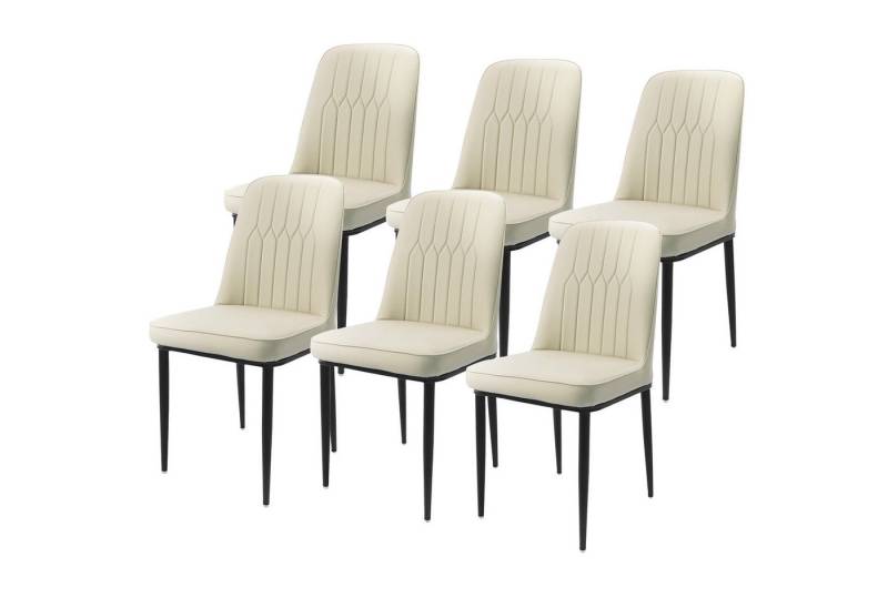 Durrafy Esszimmerstuhl Set 2/4/6 Küchenstuhl,Samtbezug-stuhl,7cm Schwamm,Polsterstuhl (4 St), 150 kg Tragfähigkeit,ergonomisches Design von Durrafy