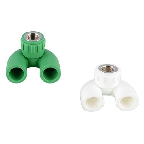 Durratou 2 Stücke von Haushalt Wasserhahn Wasser Rohr Fittings PPR25 bis 4 Minuten Innendraht U-Bend PPR+Kupfer Wasserhahn Werkzeug von Durratou