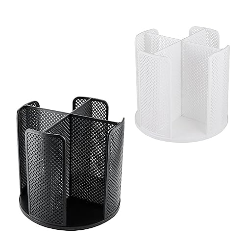 Durratou 2-teiliger drehbarer Becher- und Deckelorganizer für Kaffeetassen, aus Pappbecher mit 4 Fächern für Arbeitsplatte von Durratou