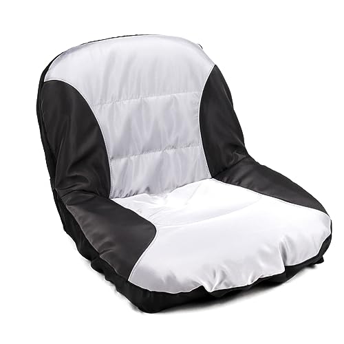 Durratou Universal Reiten Rasenmäher Traktor Sitze Abdeckung Gepolsterte Komfort Pad Lagerung Tasche Rasenmäher Schwarz+ von Durratou