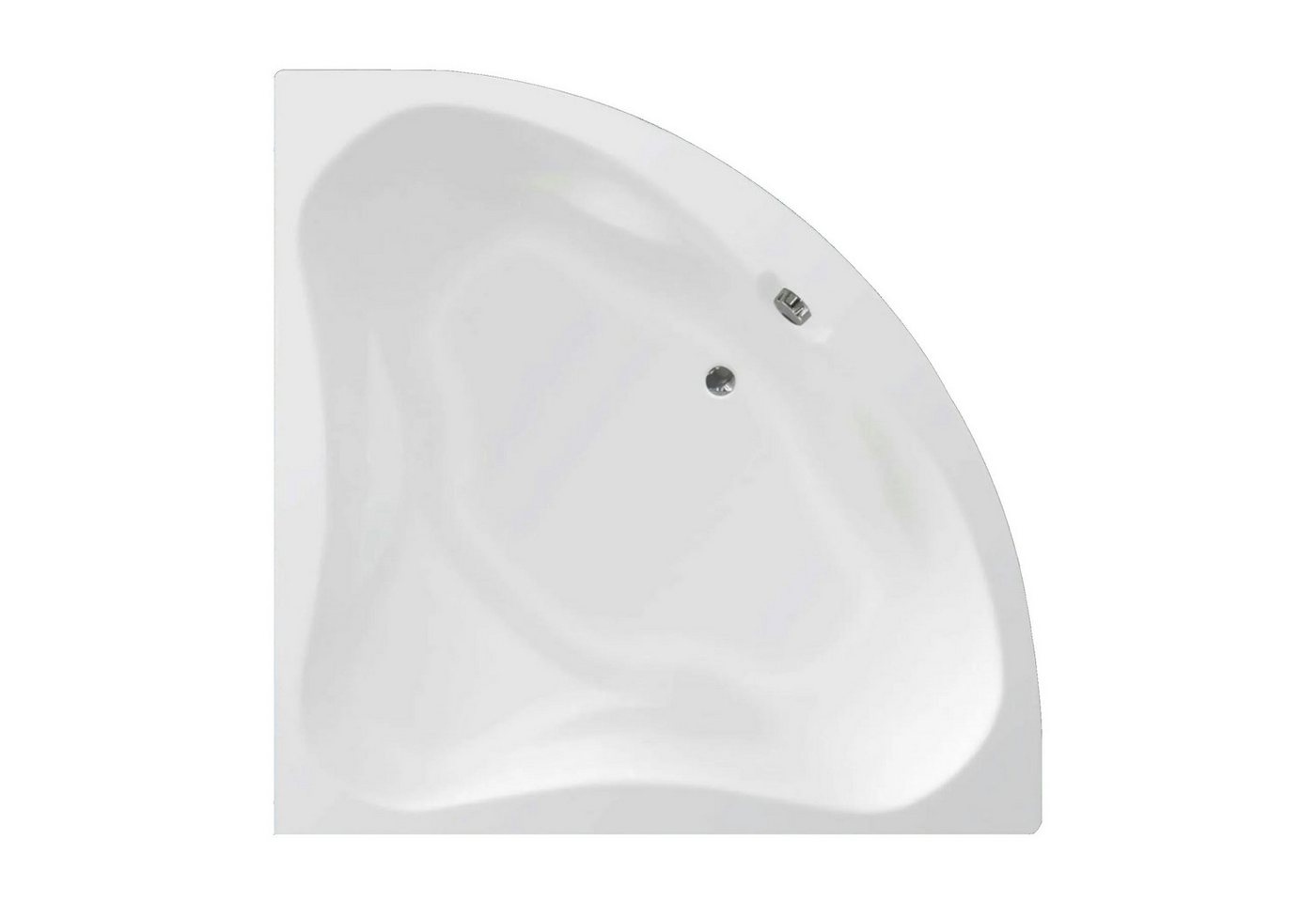 Dusche-24 Badewanne Badewanne 140x140 und 150x150 cm HODUNJA - extra tief 48 cm von Dusche-24