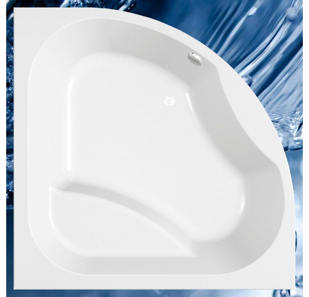 Dusche-24 Badewanne Badewanne 160x160 cm LAMIA - extra tief 50 cm von Dusche-24