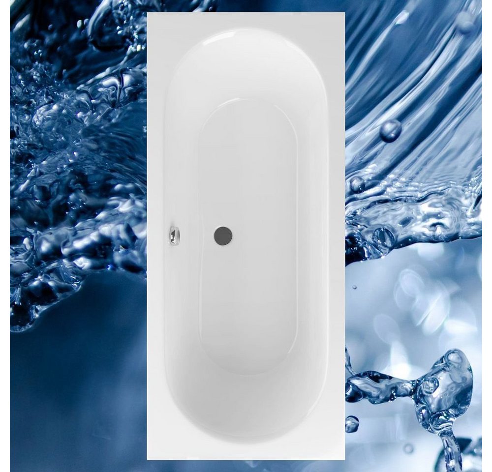 Dusche-24 Badewanne Badewanne 160x75, 170x75 und 180x80 cm MAUI von Dusche-24