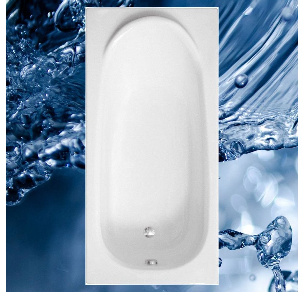 Dusche-24 Badewanne Badewanne 160x75 / 170x75 / 190x80 cm MEDIUM von Dusche-24