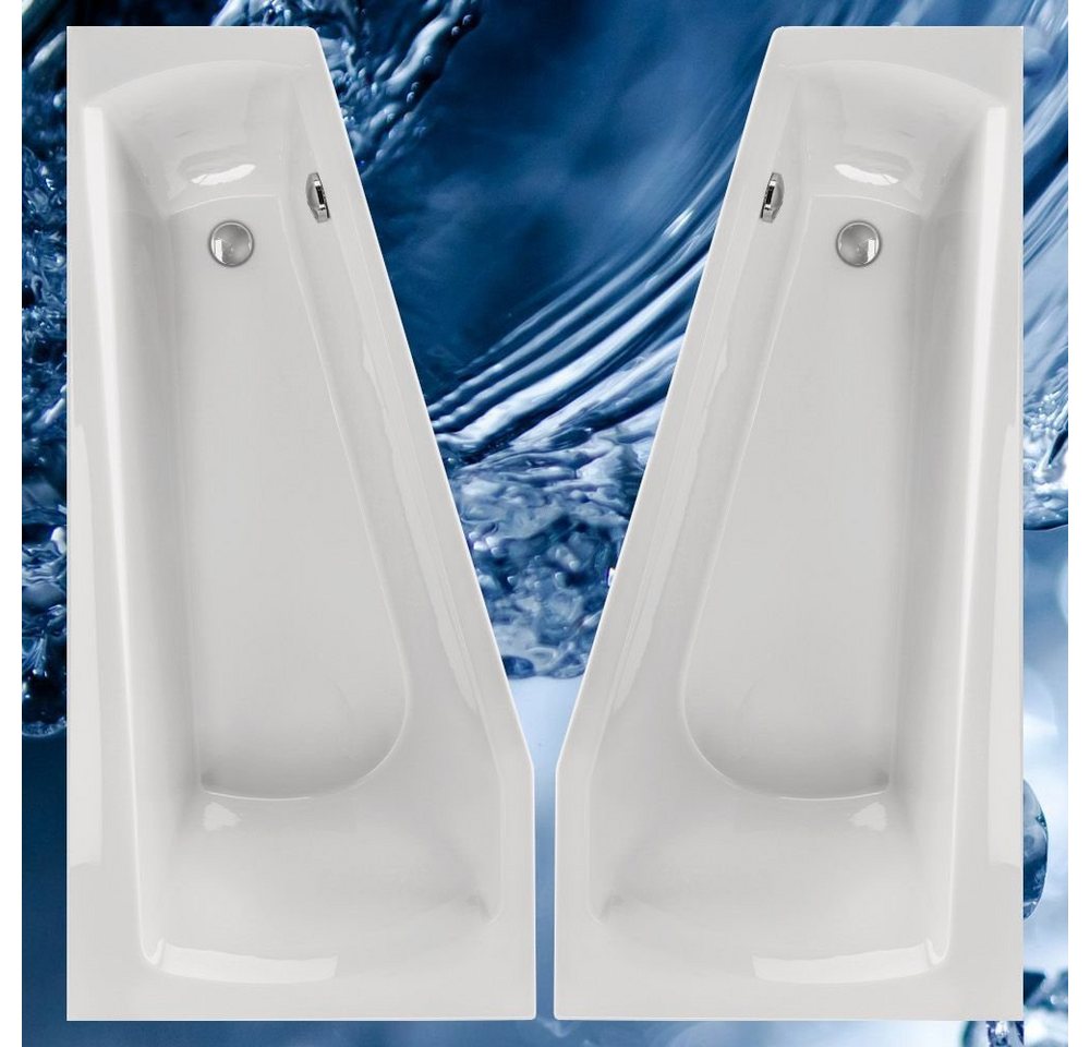 Dusche-24 Badewanne Badewanne 160x75 cm SPLIT von Dusche-24