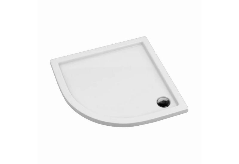 Dusche-24 Duschwanne Duschwanne CEDROS VK E aus verstärktem Verbundwerkstoff, Viertelkreis, Verbundwerkstoff von Dusche-24