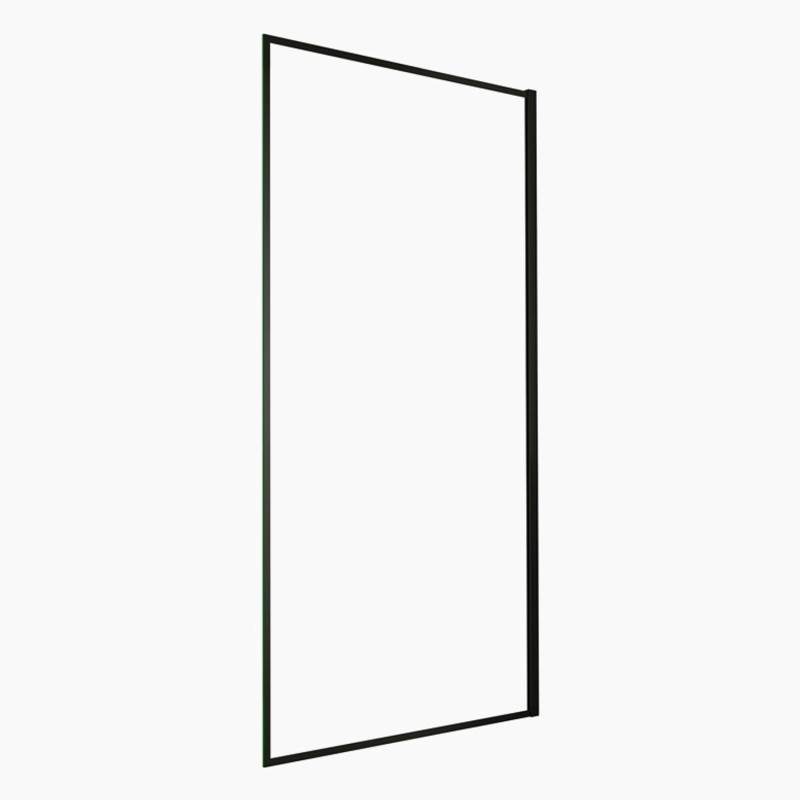 Duschparadies 100 x 200cm Walk in Duschabtrennung 8mm Nano Glas Schwarzrahmen Duschparadies 100 x 200cm Walk in Duschabtrennung 8mm Nano Glas Schwarzrahmen von Duschparadies
