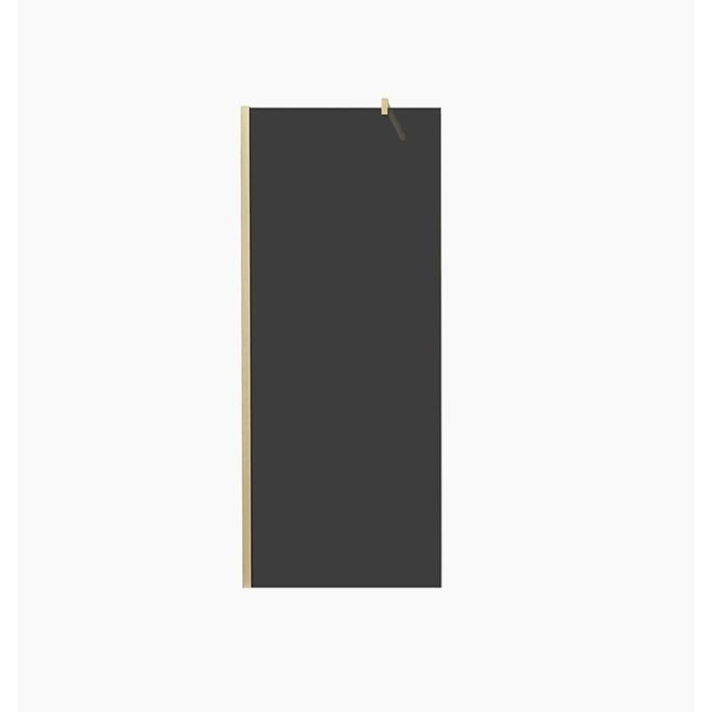 Duschparadies 100 x 200cm Walk in Dusche 8mm Nano Glas Duschwand Rauchglas mit 140cm Stabilisator Goldrahmen Duschparadies 100 x 200cm Walk in Dusche 8mm Nano Glas Duschwand Rauchglas mit 140cm Stabilisator Goldrahmen von Duschparadies