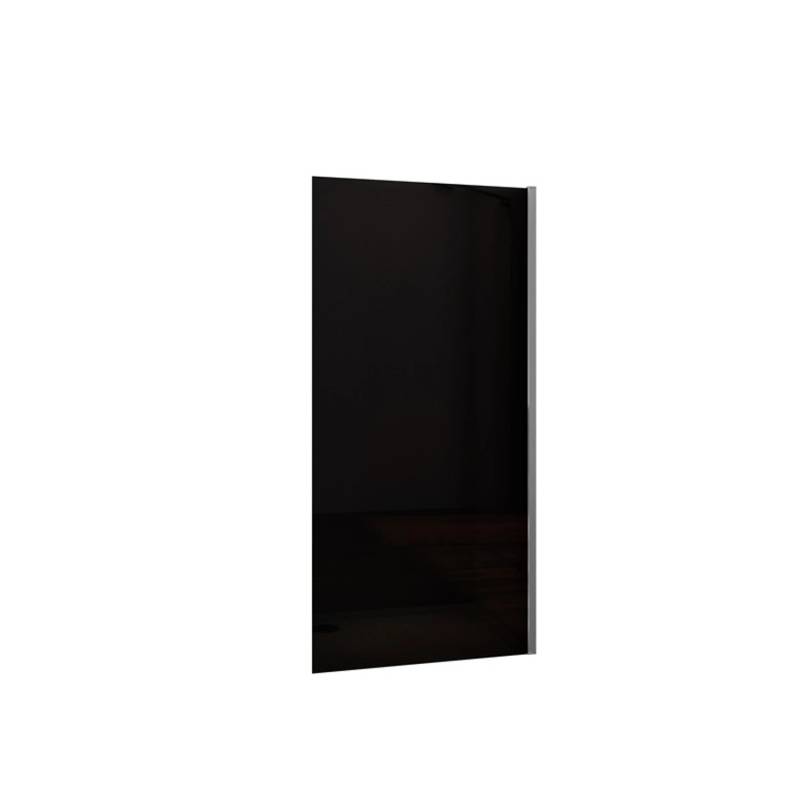 Duschparadies 100 x 200cm Walk in Dusche 8mm Nano Glas Duschwand Rauchglas mit 140cm Stabilisator Hochglanz Verchromt von Duschparadies