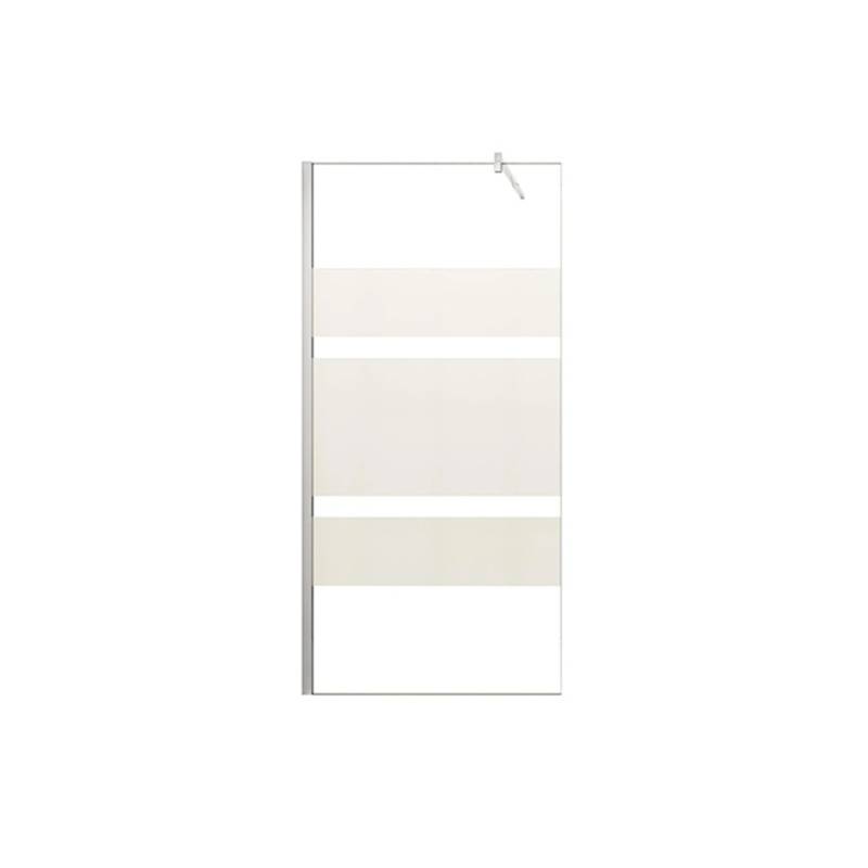 Duschparadies 120 x 190cm Walk in Dusche 6mm Nano Glas Teilsatiniert Duschabtrennung Duschtrennwand mit 140cm Stabilisator Hochglanz Verchromt Duschparadies 120 x 190cm Walk in Dusche 6mm Nano Glas Teilsatiniert Duschabtrennung Duschtrennwand mit 140cm Stabilisator Hochglanz Verchromt von Duschparadies