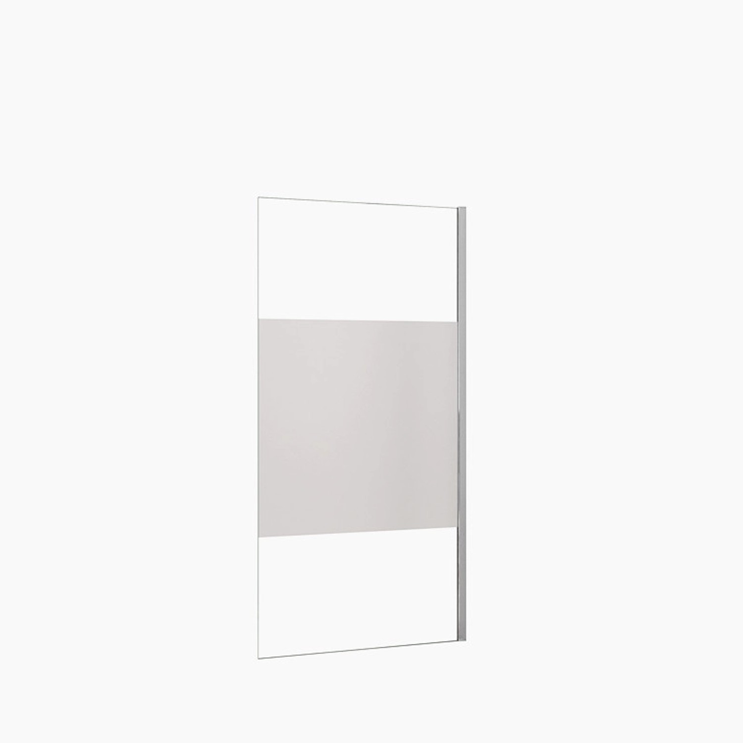 Duschparadies 140 x 200cm Walk in Dusche 10mm Nano Glas Duschwand Milchglasstreifen Hochglanz Verchromt Duschparadies 140 x 200cm Walk in Dusche 10mm Nano Glas Duschwand Milchglasstreifen Hochglanz Verchromt von Duschparadies