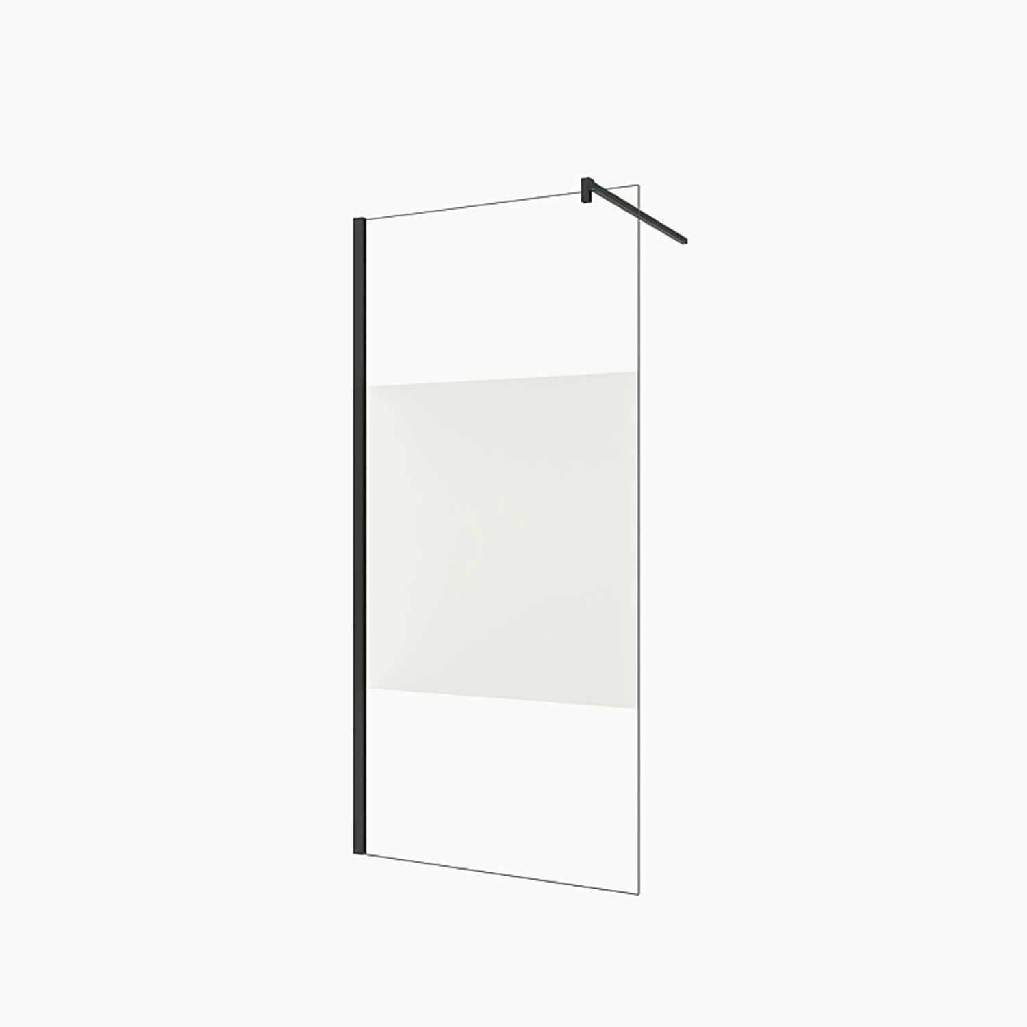Duschparadies 200cm Wandprofil mit Stabilisierungsstange Stabilisator 90cm Für 6-10mm Glas Walk-in Dusche Glas Seitenwand Schwarz Duschparadies 200cm Wandprofil mit Stabilisierungsstange Stabilisator 90cm Für 6-10mm Glas Walk-in Dusche Glas Seitenwand Schwarz von Duschparadies