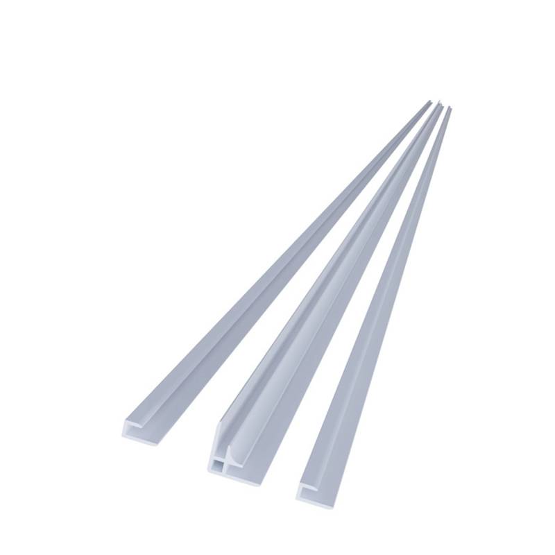 Duschparadies Dekowand Duschrückwand Zubehör Montage Aluminium Profile Montagezubehör 210cm Weiß Profil ECKx1 Ux2 Duschparadies Dekowand Duschrückwand Zubehör Montage Aluminium Profile Montagezubehör 210cm Weiß Profil ECKx1 Ux2 von Duschparadies