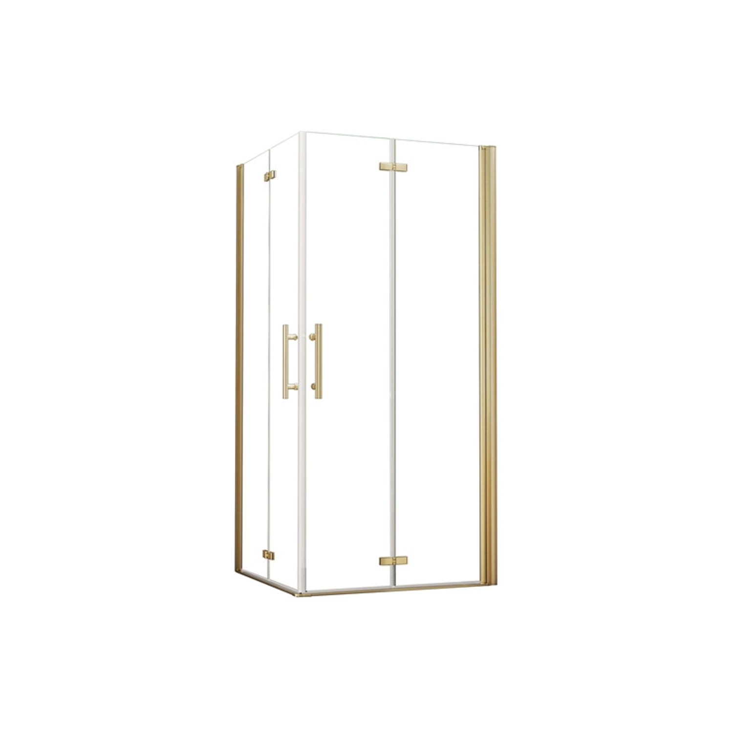 Duschparadies Duschkabine 100x80cm Duschabtrennung Duschtür Höhe 195cm Falttür 6mm Nano Glas Dusche Duschkabinen Eckeinstieg Goldrahmen Pendeltür Duschparadies Duschkabine 100x80cm Duschabtrennung Duschtür Höhe 195cm Falttür 6mm Nano Glas Dusche Duschkabinen Eckeinstieg Goldrahmen Pendeltür von Duschparadies