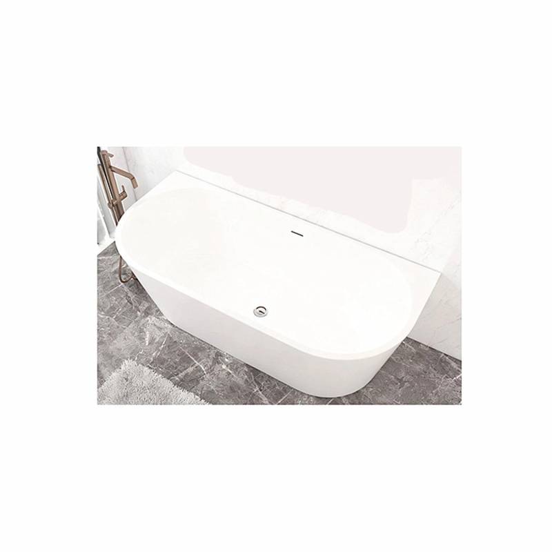 Duschparadies Freistehende Badewanne 170x80x60cm mit Siphon Acryl Set Acrylbadewanne Acrylwanne von Duschparadies