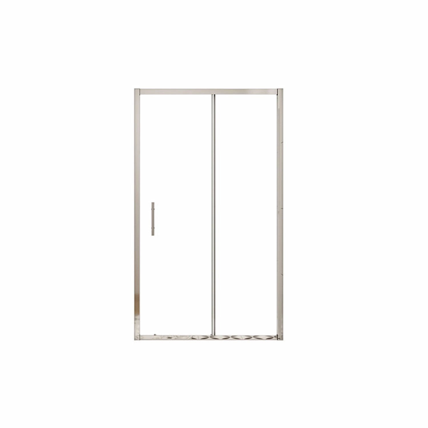 Duschparadies Schiebetür 110 cm Duschtür Nischentür 5mm ESG Sicherheitsglas Höhe 190cm Dusche von Duschparadies