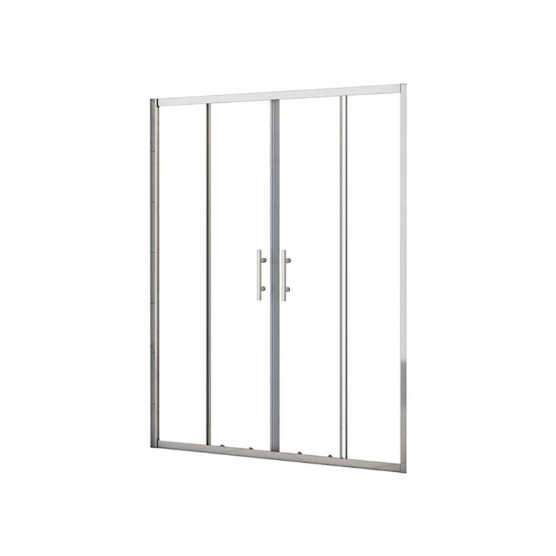 Duschparadies Schiebetür 120 cm Duschtür Nischentür 5mm ESG Sicherheitsglas Höhe 190cm Dusche Duschabtrennung von Duschparadies