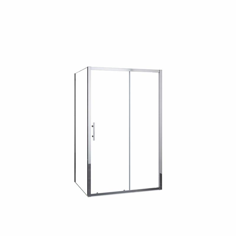 Duschparadies Schiebetür x Seitenwand 100 x 90 cm Duschkabine 5mm ESG Sicherheitsglas Höhe 190cm Dusche von Duschparadies