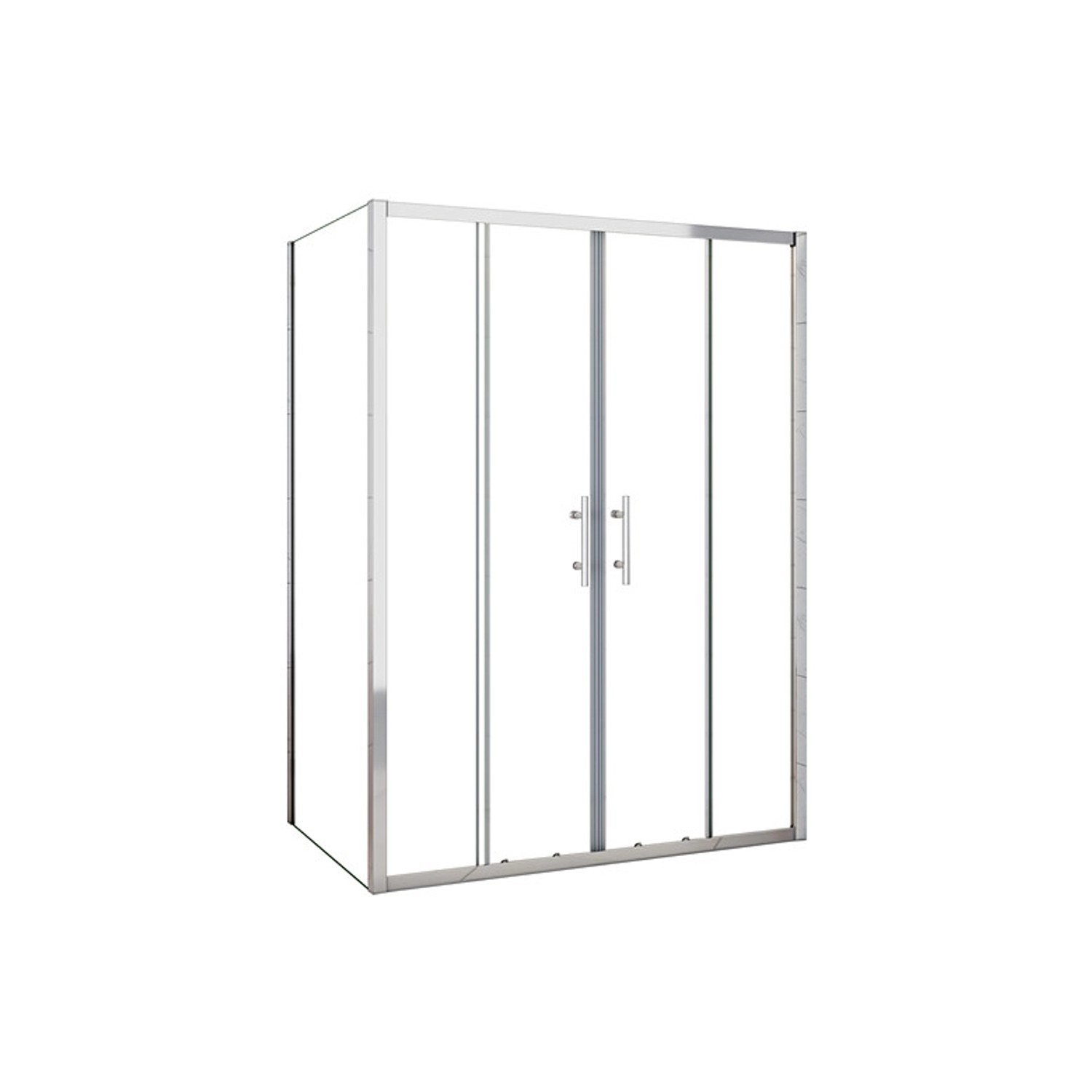 Duschparadies Schiebetür x Seitenwand 120 x 90 cm Duschkabine 5mm ESG Sicherheitsglas Höhe 190cm Dusche Duschabtrennung von Duschparadies