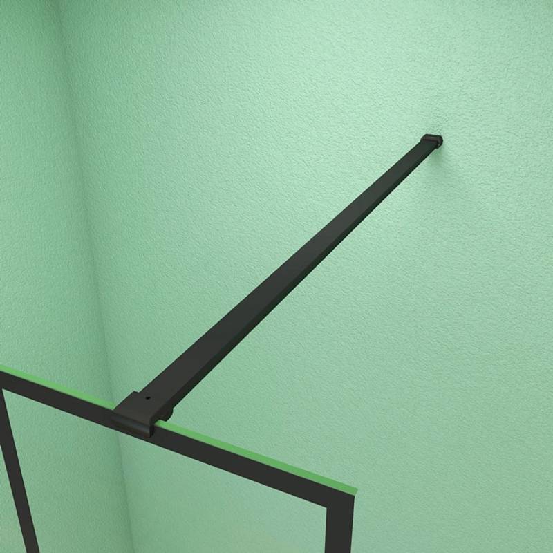 Duschparadies Stabilisierungsstange 140cm Stabilisator Für 6-8mm Glas Walk-in Dusche Glas Seitenwand Schwarz Duschparadies Stabilisierungsstange 140cm Stabilisator Für 6-8mm Glas Walk-in Dusche Glas Seitenwand Schwarz von Duschparadies