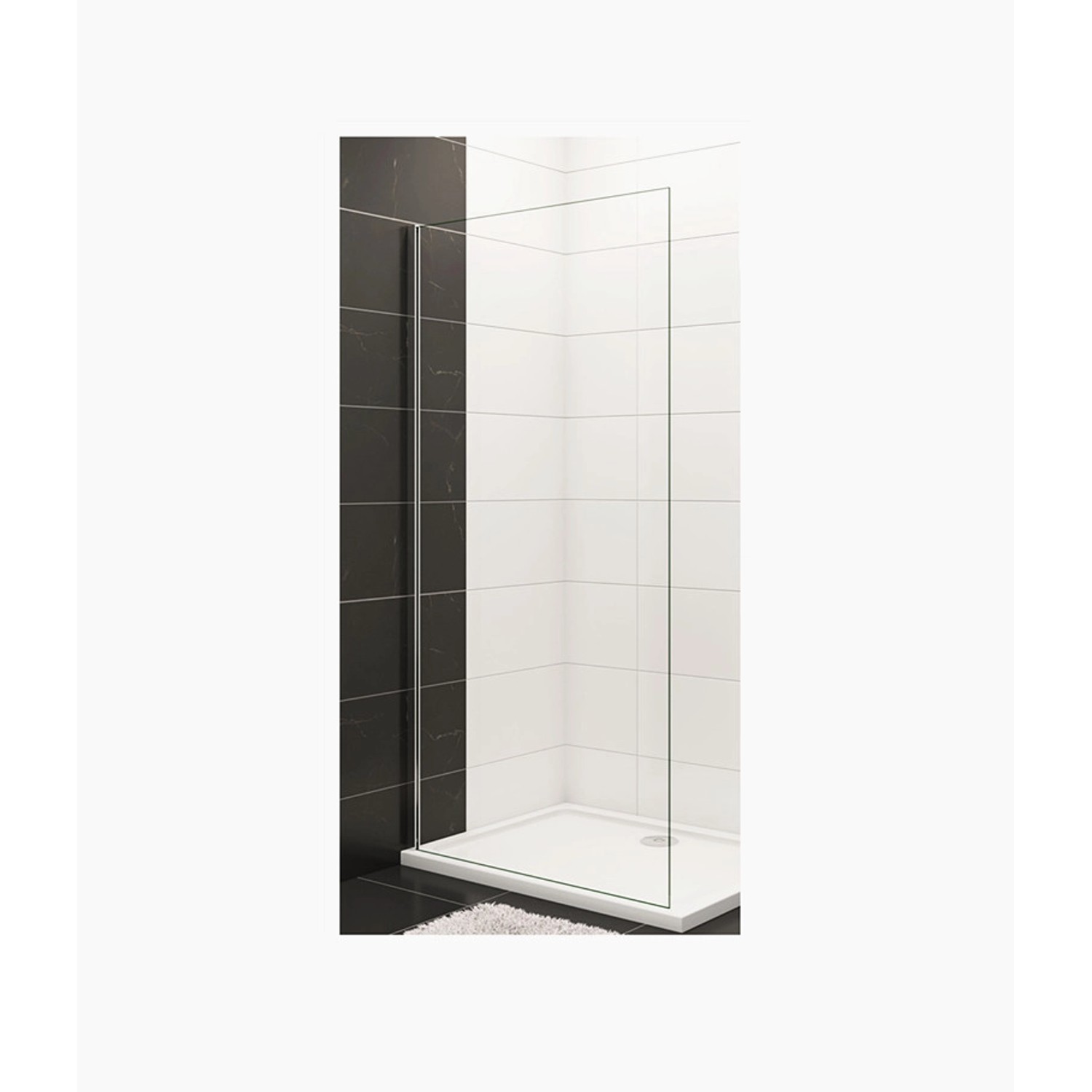 Duschparadies Walk In Duschabtrennung 50x200cm Duschwand 10mm Nano Glas Dusche Duschtrennwand Farbe Profil Hochglanz Verchromt Duschparadies Walk In Duschabtrennung 50x200cm Duschwand 10mm Nano Glas Dusche Duschtrennwand Farbe Profil Hochglanz Verchromt von Duschparadies