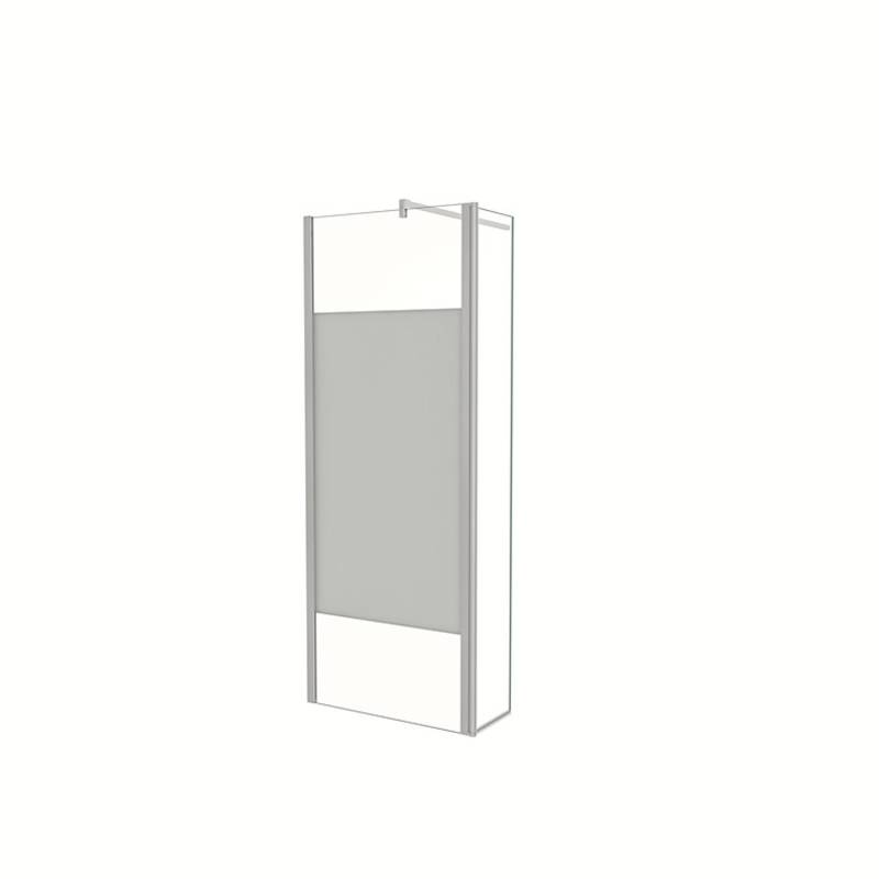 Duschparadies Walk In Dusche 120 x 200cm Mit 30cm Flipper 10mm Nano Glas Seitenwand Duschwand Satiniert Mit Streifen Hochglanz Verchromt Duschparadies Walk In Dusche 120 x 200cm Mit 30cm Flipper 10mm Nano Glas Seitenwand Duschwand Satiniert Mit Streifen Hochglanz Verchromt von Duschparadies