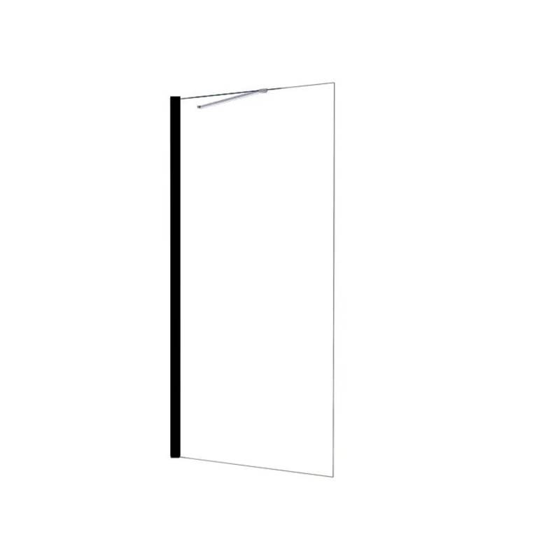 Duschparadies Walk In Dusche 86 x 195 cm Duschabtrennung 6mm Nano Glas Seitenwand Mit 50cm Stabilisierungsstange Klarglas Schwarzrahmen Duschparadies Walk In Dusche 86 x 195 cm Duschabtrennung 6mm Nano Glas Seitenwand Mit 50cm Stabilisierungsstange Klarglas Schwarzrahmen von Duschparadies