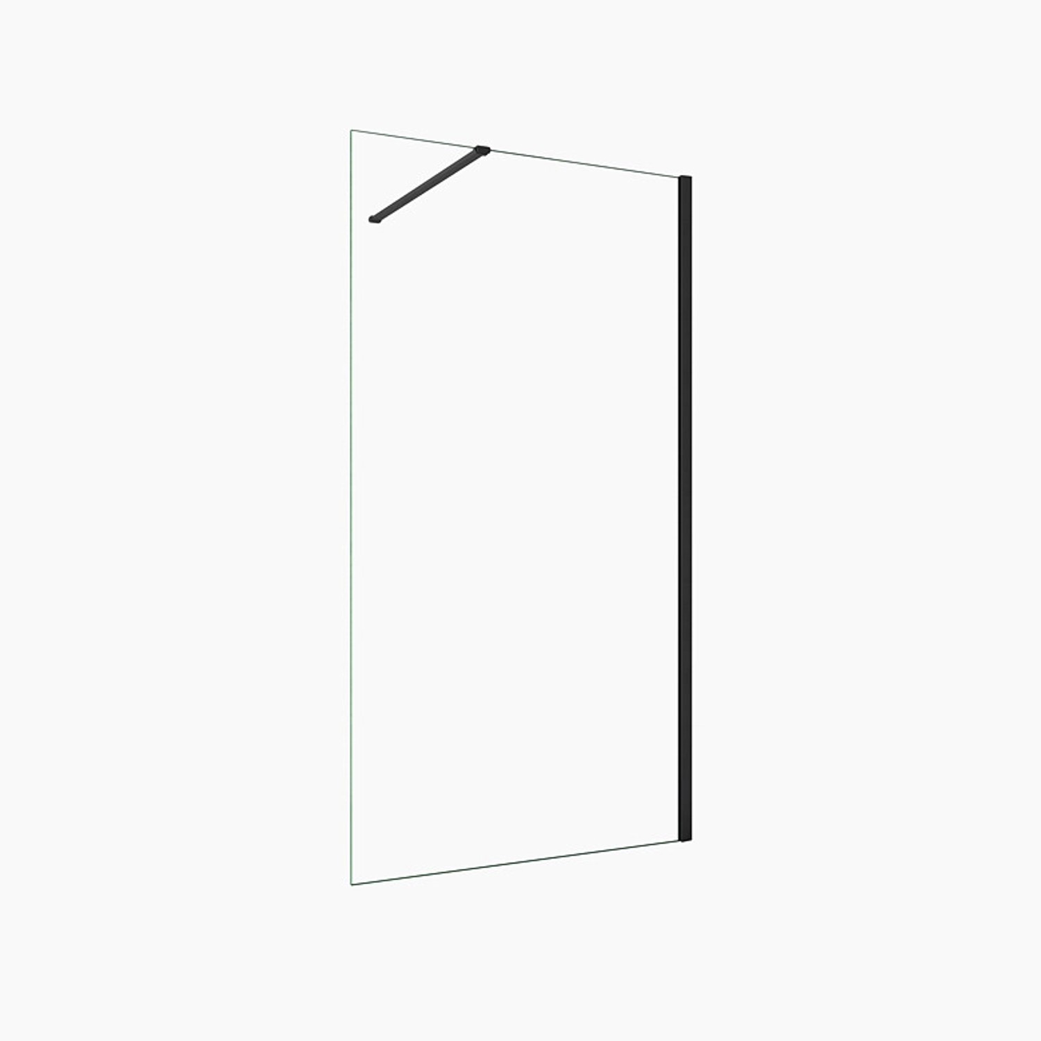 Duschparadies Walk In Duschwand 50cm x 200cm mit 90cm Stabilisierungsstange 8mm Nano Glas Duschtrennwand Schwarzrahmen Duschparadies Walk In Duschwand 50cm x 200cm mit 90cm Stabilisierungsstange 8mm Nano Glas Duschtrennwand Schwarzrahmen von Duschparadies