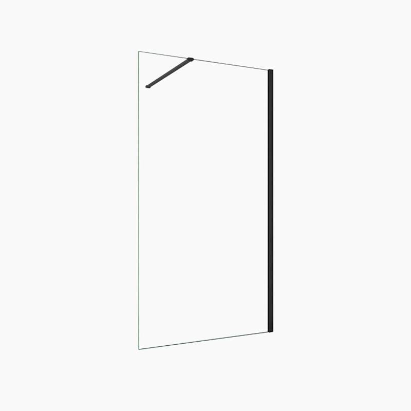 Duschparadies Walk In Duschwand 60cm x 200cm mit 90cm Stabilisierungsstange 8mm Nano Glas Duschtrennwand Schwarzrahmen Duschparadies Walk In Duschwand 60cm x 200cm mit 90cm Stabilisierungsstange 8mm Nano Glas Duschtrennwand Schwarzrahmen von Duschparadies