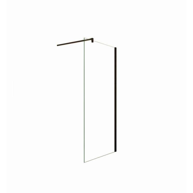 Duschparadies Walk In Glas 30 x 200cm Duschwand mit 90cm Stabilisator 10mm Nano Glas Duschtrennwand Schwarzrahmen Duschparadies Walk In Glas 30 x 200cm Duschwand mit 90cm Stabilisator 10mm Nano Glas Duschtrennwand Schwarzrahmen von Duschparadies