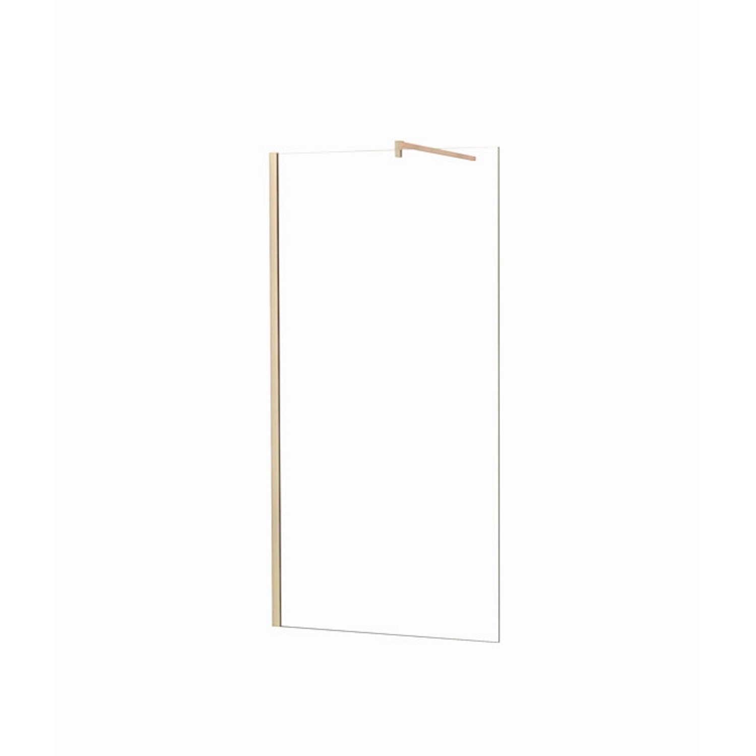 Duschparadies Walk in Duschabtrennung 30 x 200cm Duschwand mit 90cm Stabilisator 10mm Nano Glas Duschtrennwand Gold Gebürstet Duschparadies Walk in Duschabtrennung 30 x 200cm Duschwand mit 90cm Stabilisator 10mm Nano Glas Duschtrennwand Gold Gebürstet von Duschparadies