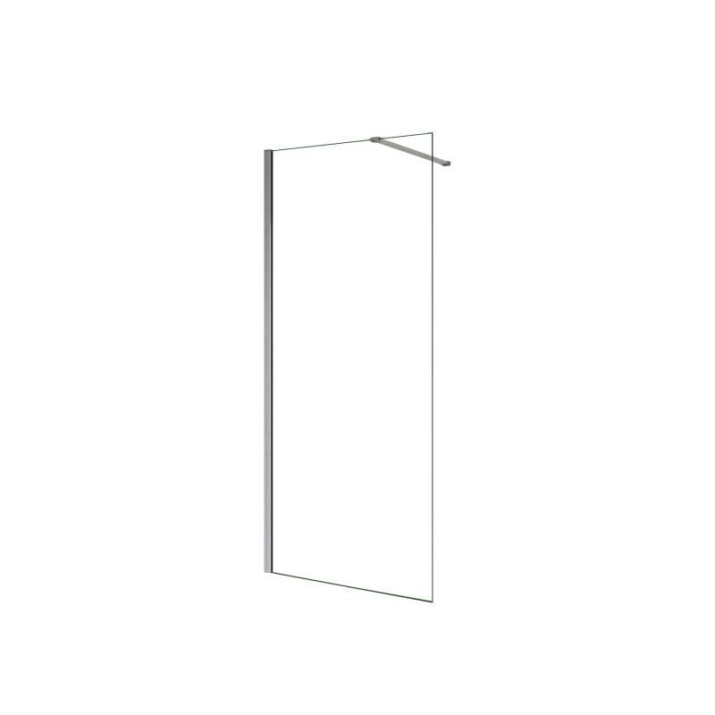 Duschparadies Walk in Dusche 85 x 200cm Duschwand mit 90cm Stabilisierungsstange 8mm Nano Glas Duschabtrennung Duschtrennwand Verchromt Duschparadies Walk in Dusche 85 x 200cm Duschwand mit 90cm Stabilisierungsstange 8mm Nano Glas Duschabtrennung Duschtrennwand Verchromt von Duschparadies