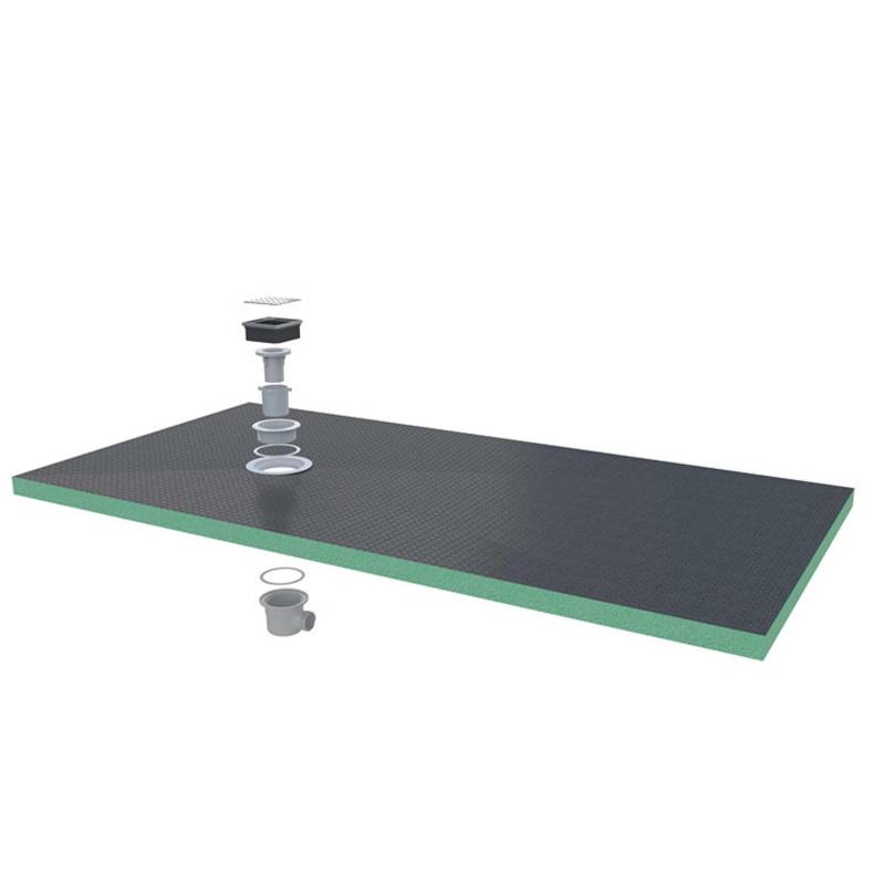 Duschparadies XPS Platten Duschplatte Fliesenplatte 120x80x4cm Duschwanne Duschtasse für Duschkabine Duschwand Walk-in Dusche Duschtür Rechteck Grau Duschparadies XPS Platten Duschplatte Fliesenplatte 120x80x4cm Duschwanne Duschtasse für Duschkabine Duschwand Walk-in Dusche Duschtür Rechteck Grau von Duschparadies